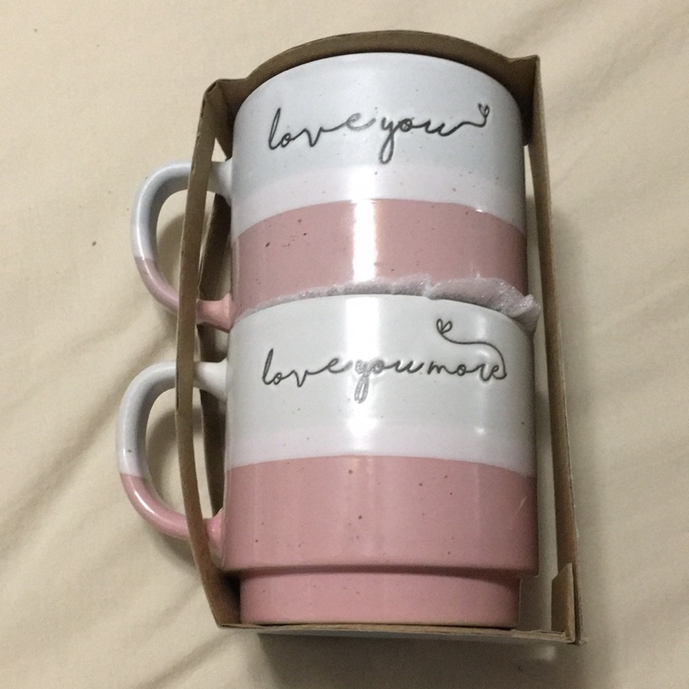 Love you, Love you more Set of 2 mugs!!
